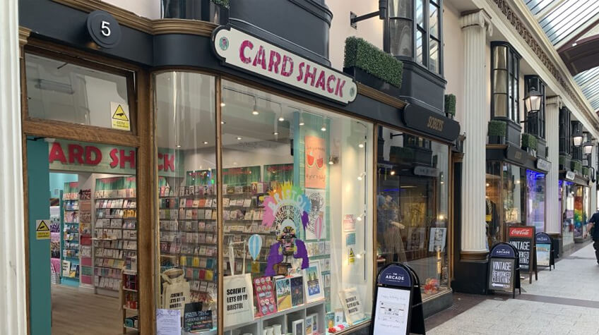card Shack shop front