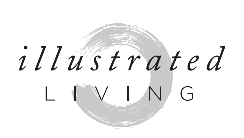 Illustrated living logo